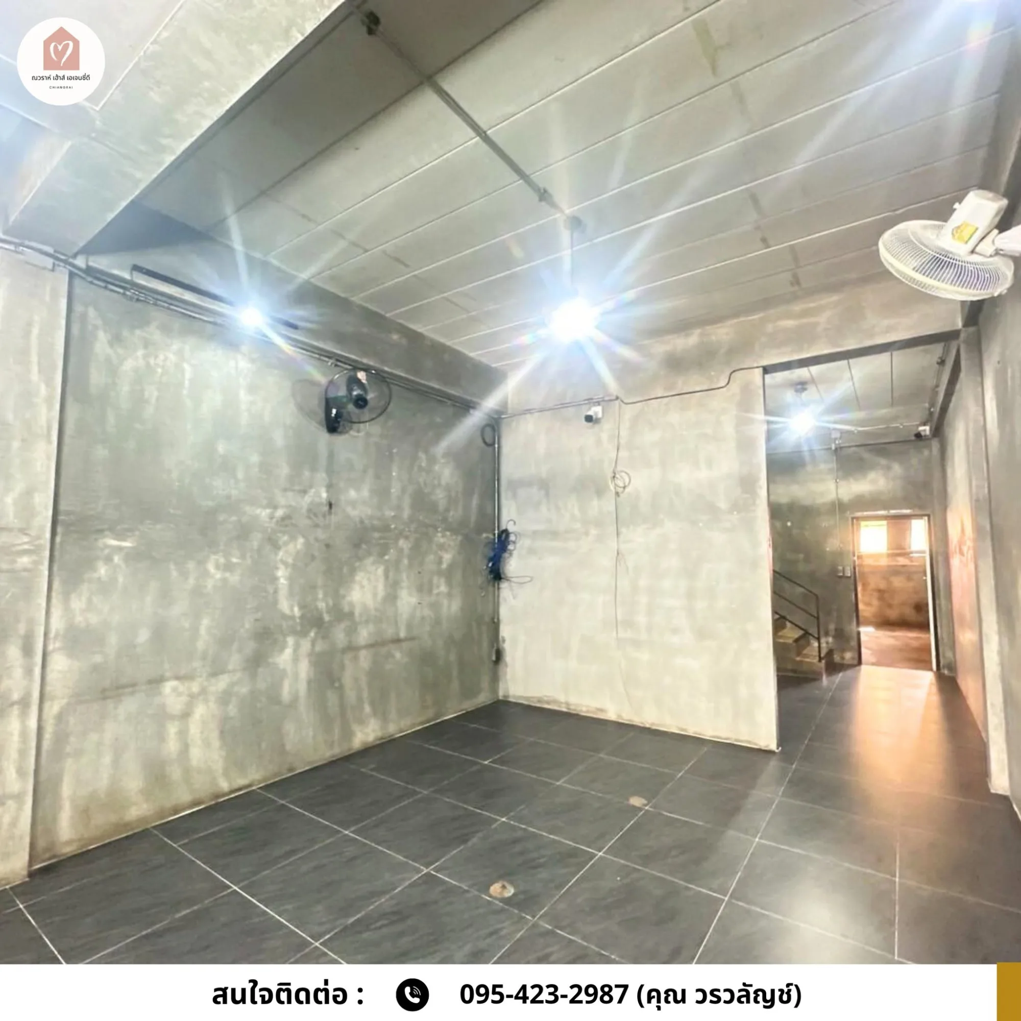 ขายอาคารพาณิชย์ 2 ชั้น ถนนราษฎร์บำรุง ตรงข้าม NAP Hotel เชียงราย