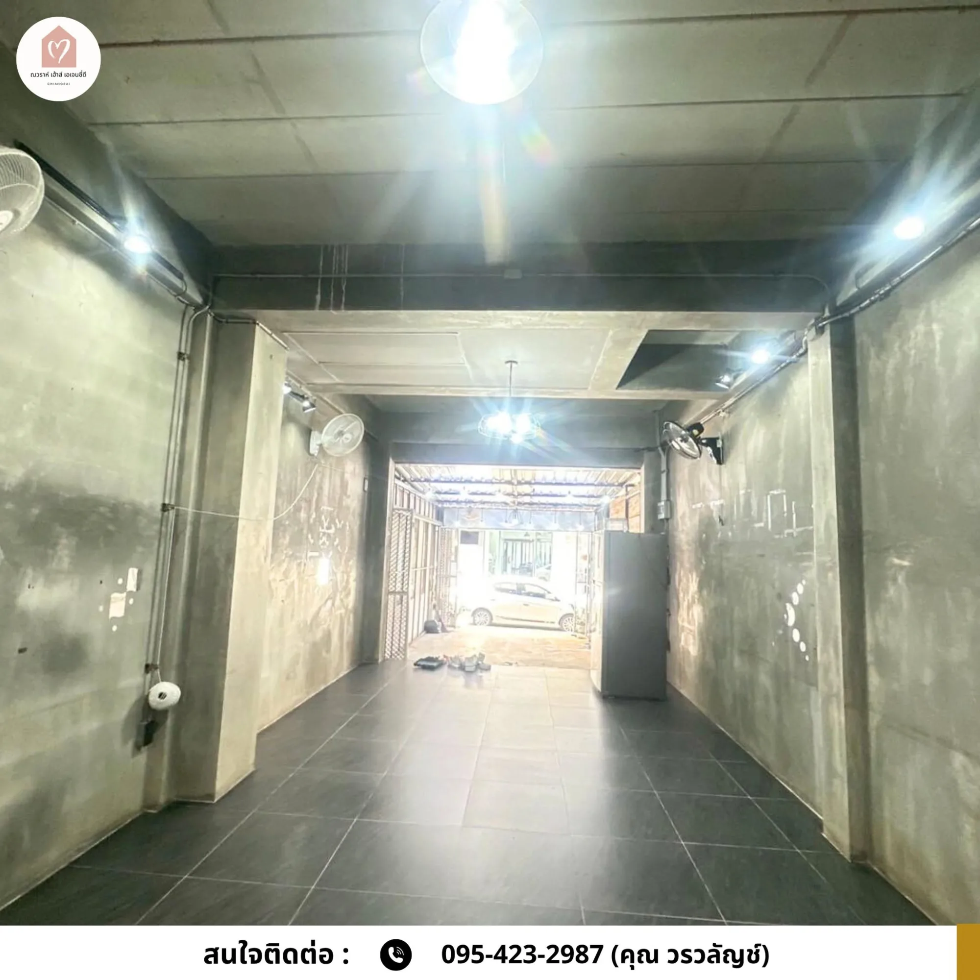 ขายอาคารพาณิชย์ 2 ชั้น ถนนราษฎร์บำรุง ตรงข้าม NAP Hotel เชียงราย