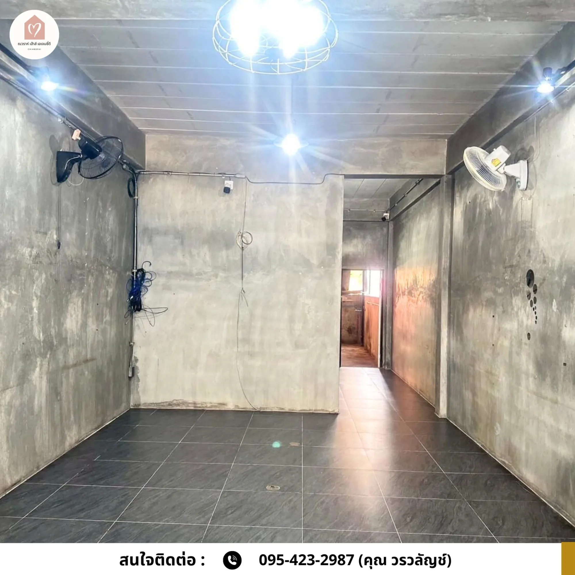 ขายอาคารพาณิชย์ 2 ชั้น ถนนราษฎร์บำรุง ตรงข้าม NAP Hotel เชียงราย