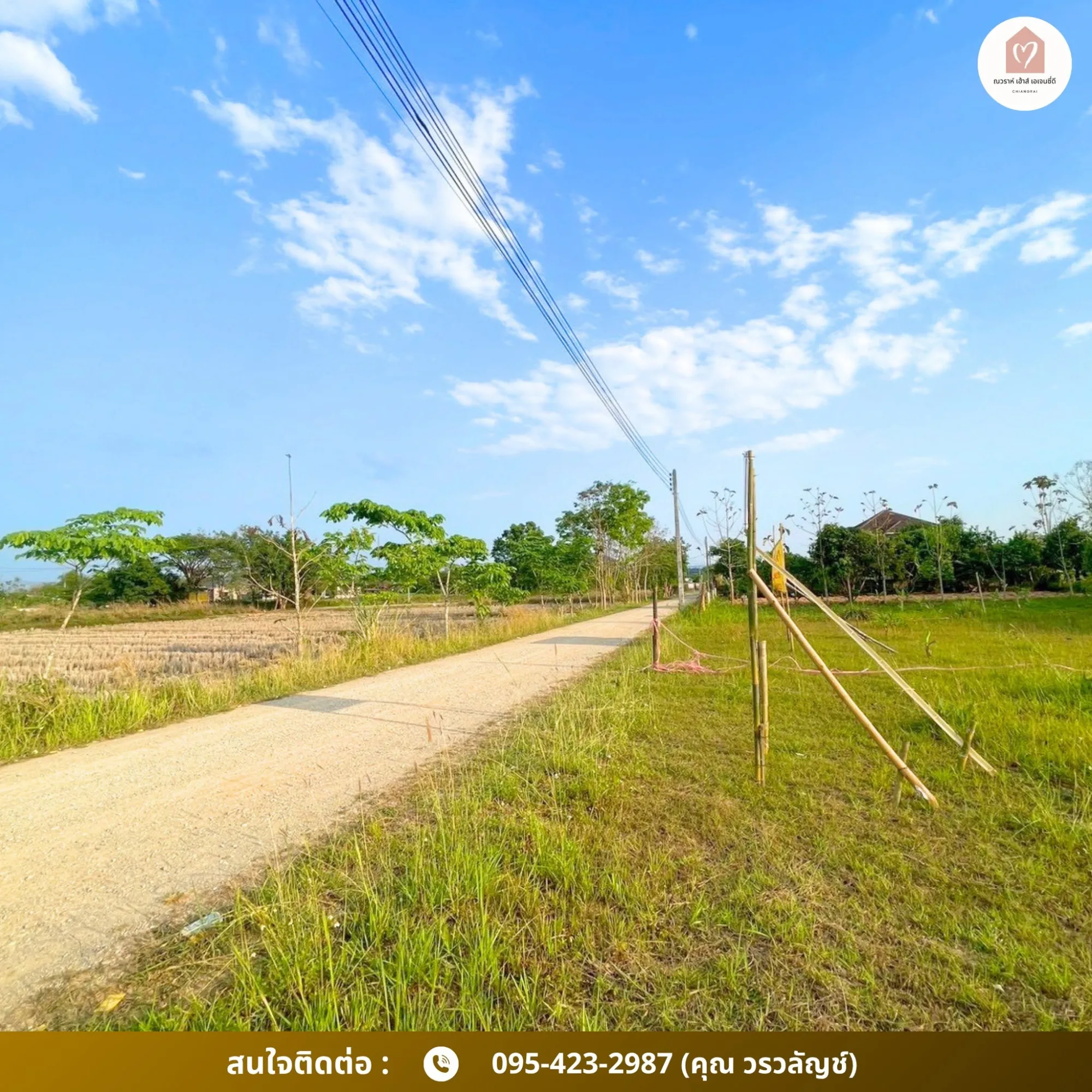 ขายที่ดินในเมือง 100 ตร.ว. วัดใหม่หน้าค่าย ซอย 10 เชียงราย